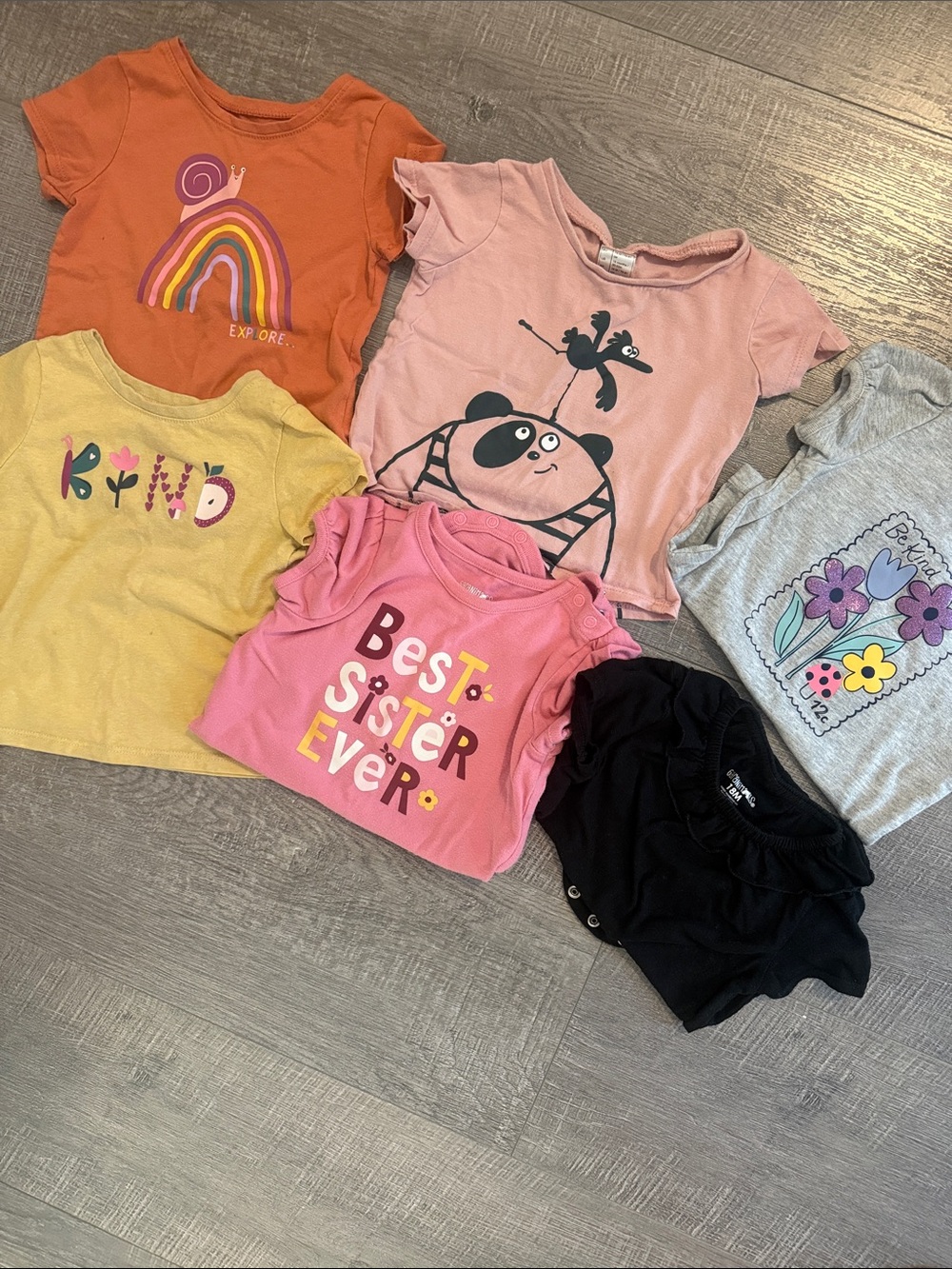 18M Girl T-Shirt Bundle